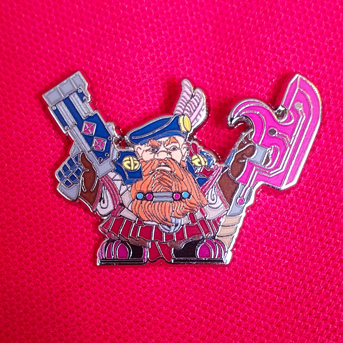 Enamel Pin Badge: Highlander Toothcutter - Image 2